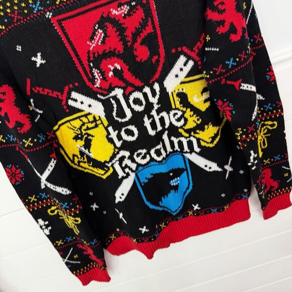 Unisex Game Of Thrones Ugly Christmas Holiday Sweater Size S - Picture 2 of 3